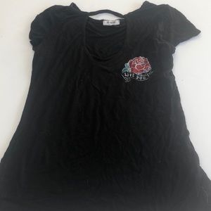 Black tee
